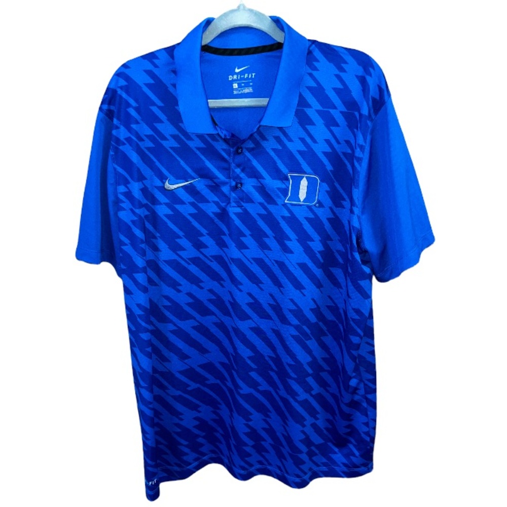 Nike Dri-Fit Duke University Polo Sz XL Basketball Football Baseball Lacrosse